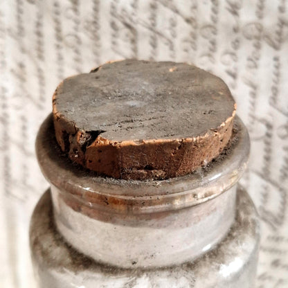 Flacon pharmaceutique ancien, officine bordelaise