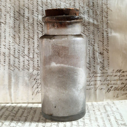 Flacon pharmaceutique ancien, officine bordelaise