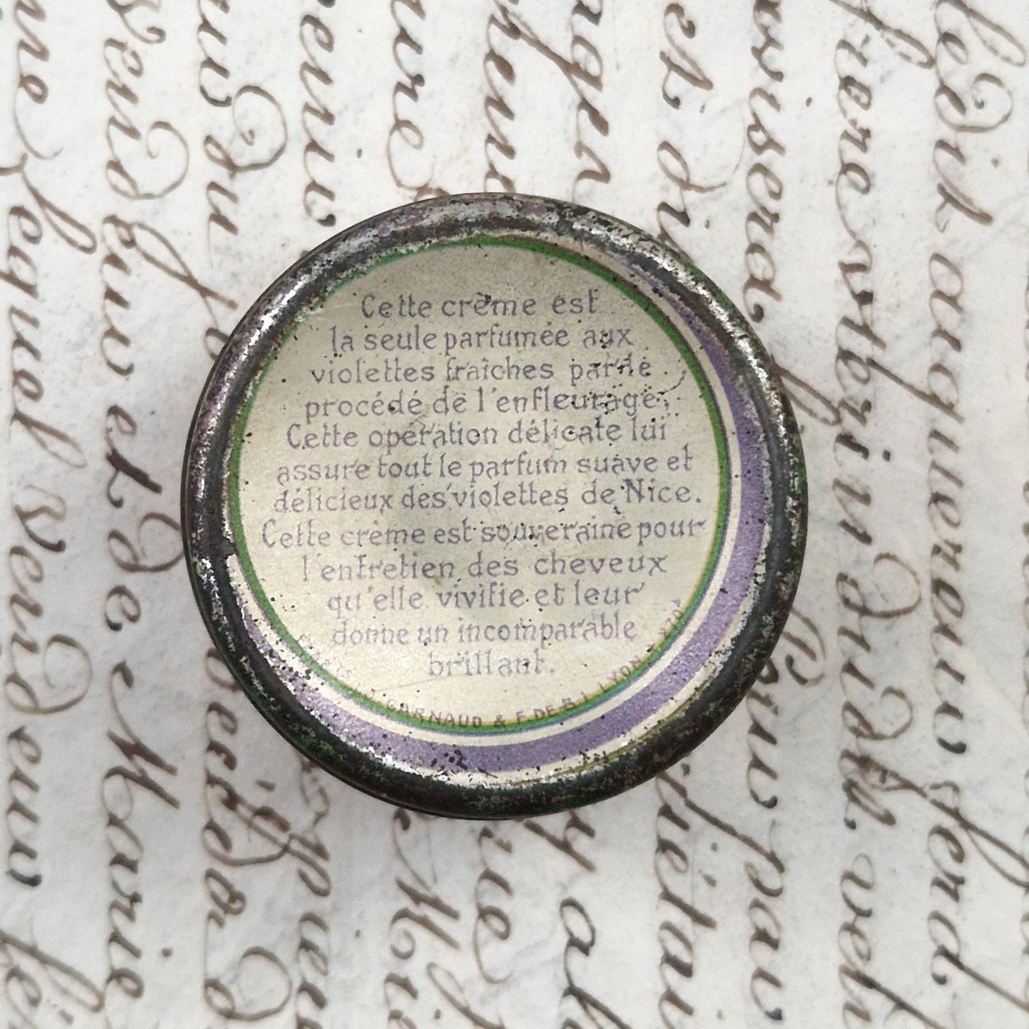 Rare box of "Crème aux Violettes de Nice"