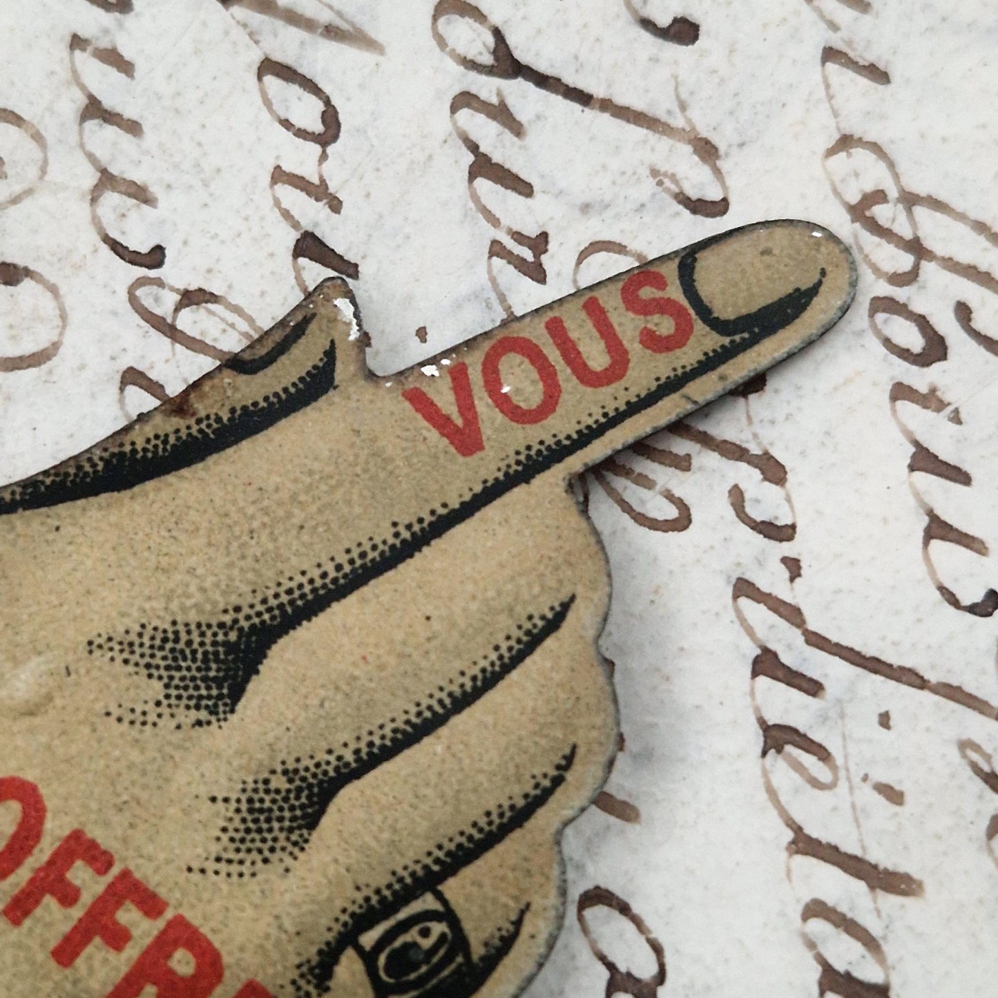 Vintage "A. Junod" Advertising Spinning Top - Lithographed Tin