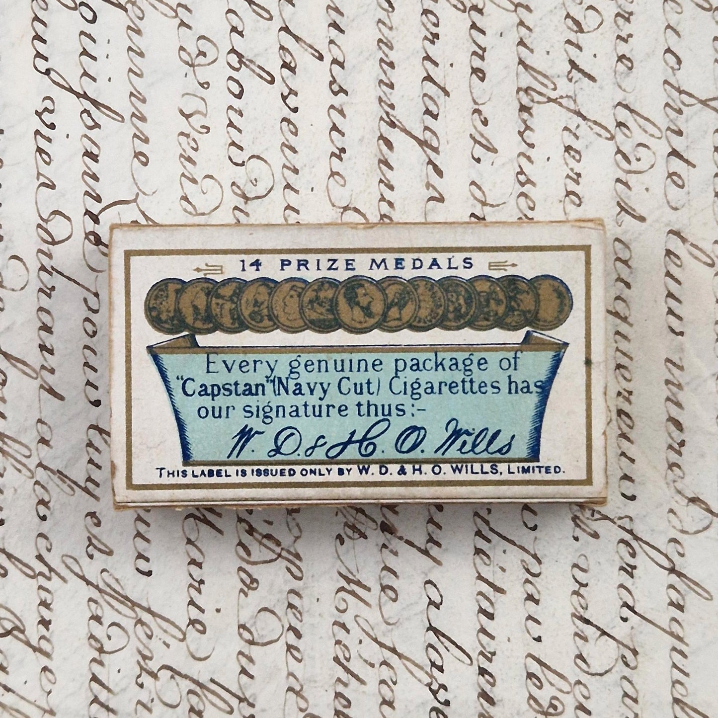 Box of "Capstan Navy Cut – Medium Strength" cigarettes