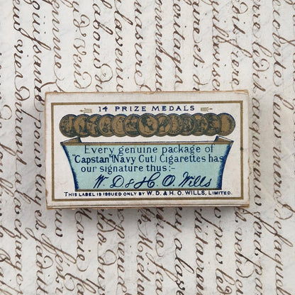 Box of "Capstan Navy Cut – Medium Strength" cigarettes