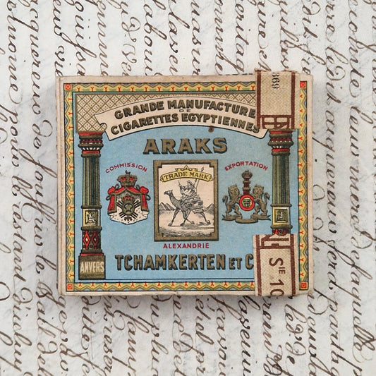 Vintage "Araks" cigarette box, Alexandria