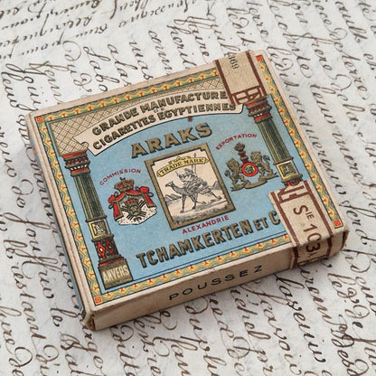 Vintage "Araks" cigarette box, Alexandria