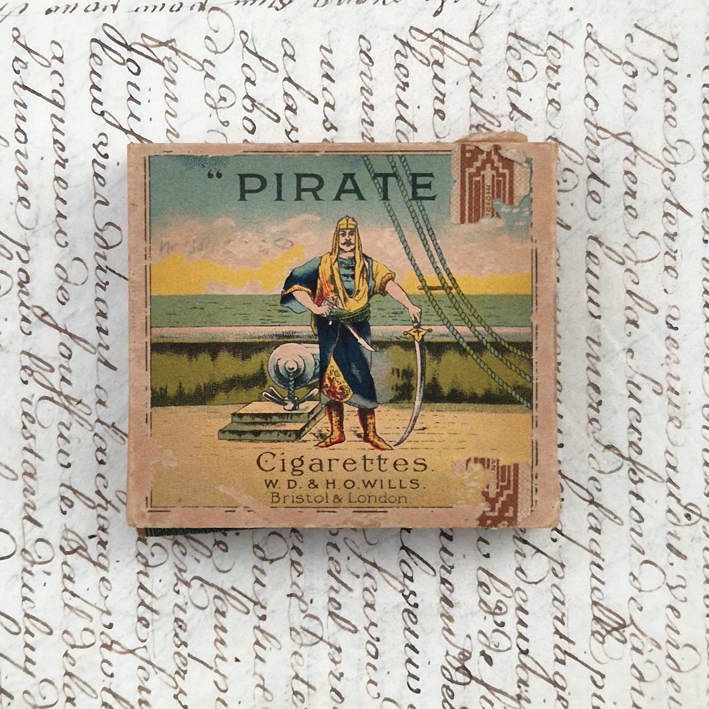Rare "Pirate" cigarette box - WD &amp; HO Wills