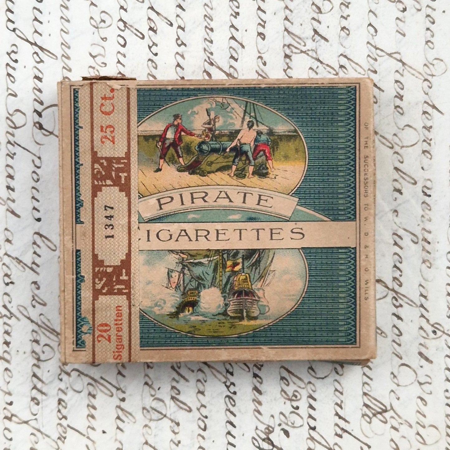 Rare "Pirate" cigarette box - WD &amp; HO Wills