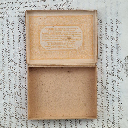 Vintage "Turmac Orange" cigarette box