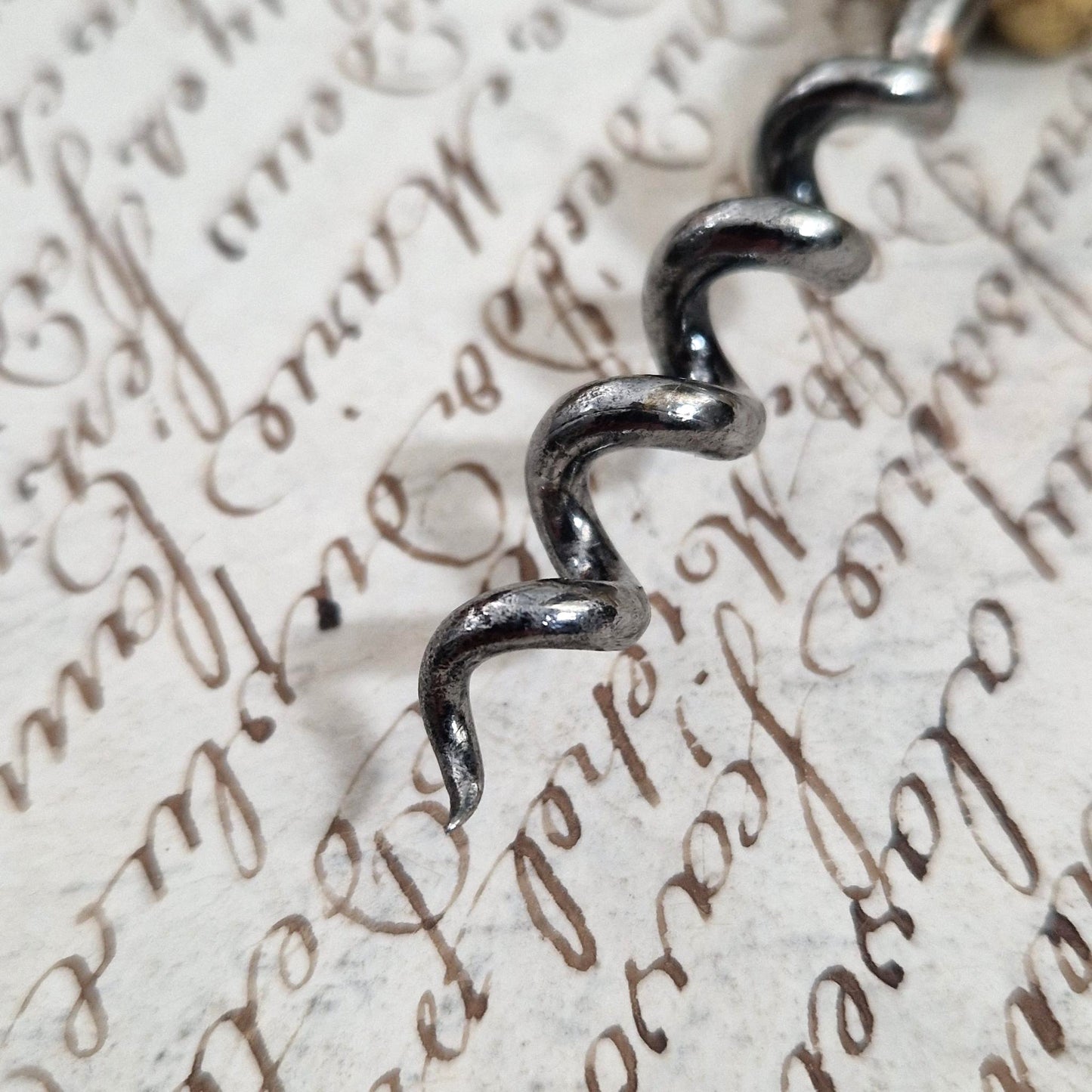 Erotic bronze corkscrew - Early 20th century