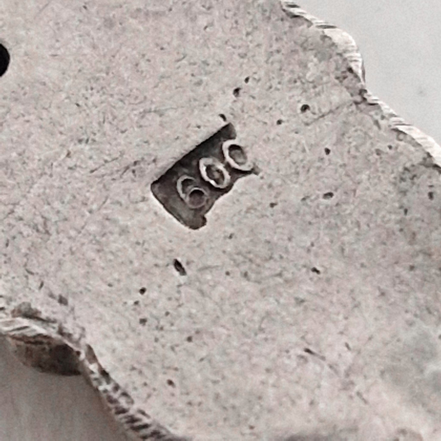 Cuillère-paille à thé ancienne en argent, XIXe siècle