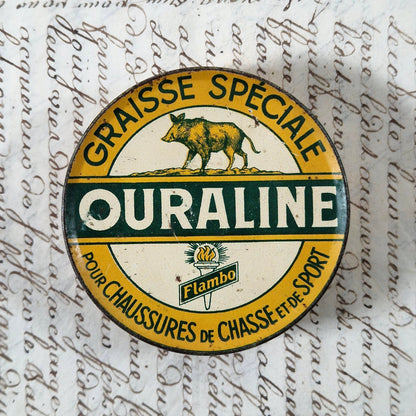 Boite publicitaire « Ouraline - Graisse speciale »