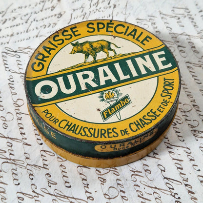 Boite publicitaire « Ouraline - Graisse speciale »