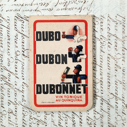 Carnet de notes publicitaire « Dubonnet »