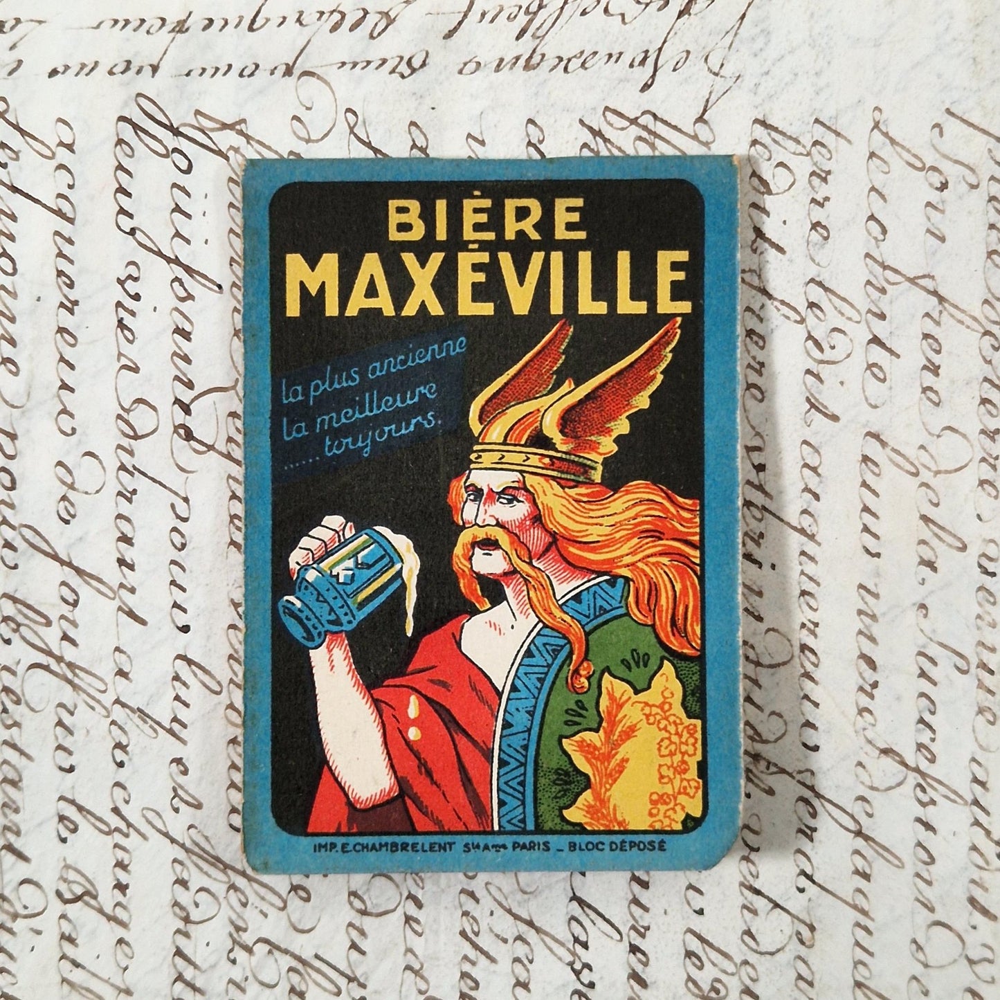 Carnet publicitaire « Bière Maxéville » - Vers 1930