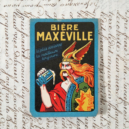 Carnet publicitaire « Bière Maxéville » - Vers 1930