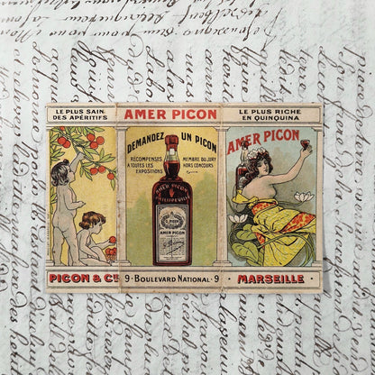 "Amer Picon" advertising leaflet, early 20th century