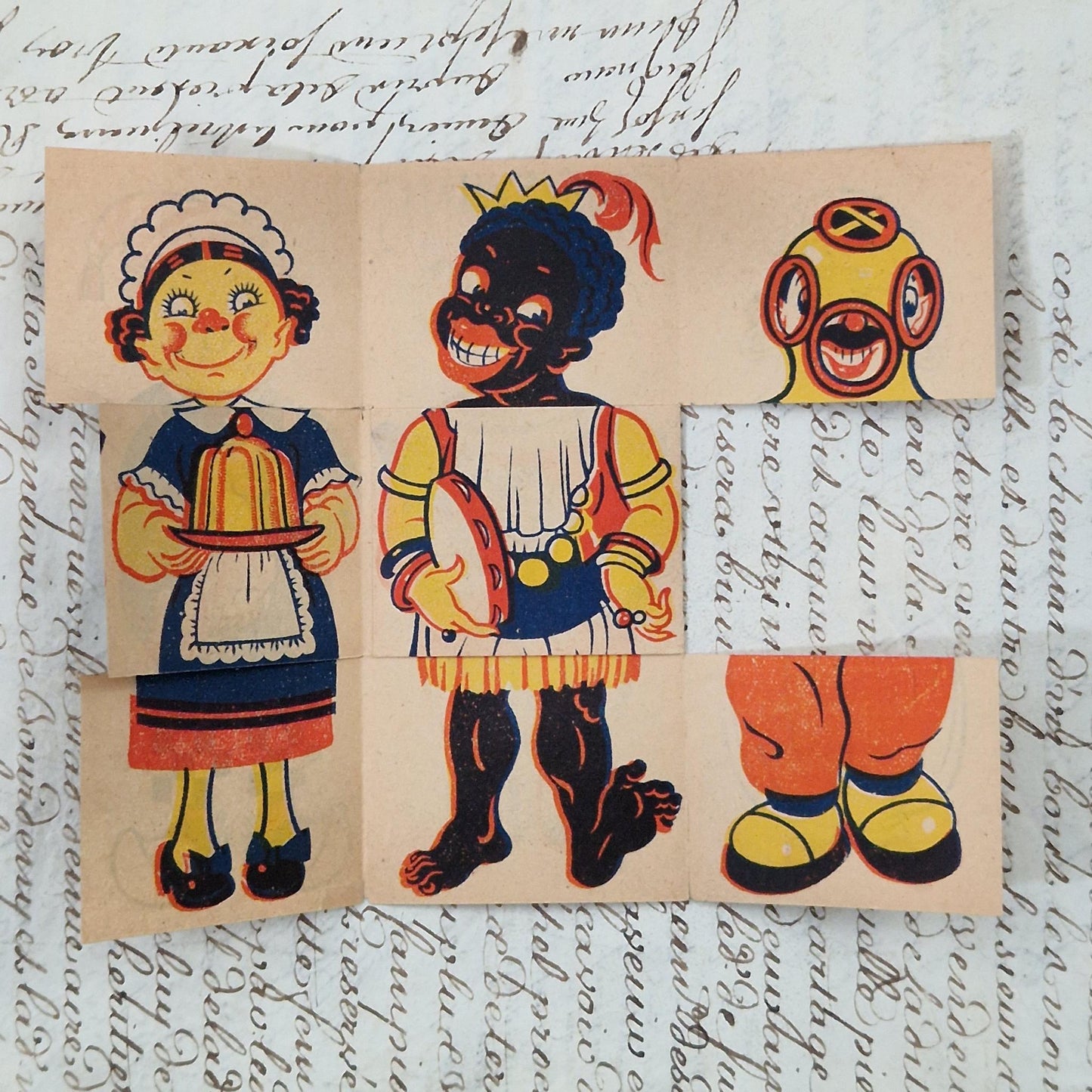 Curieuse Carte articulée « Cine-Swing – Secrets atomiques »