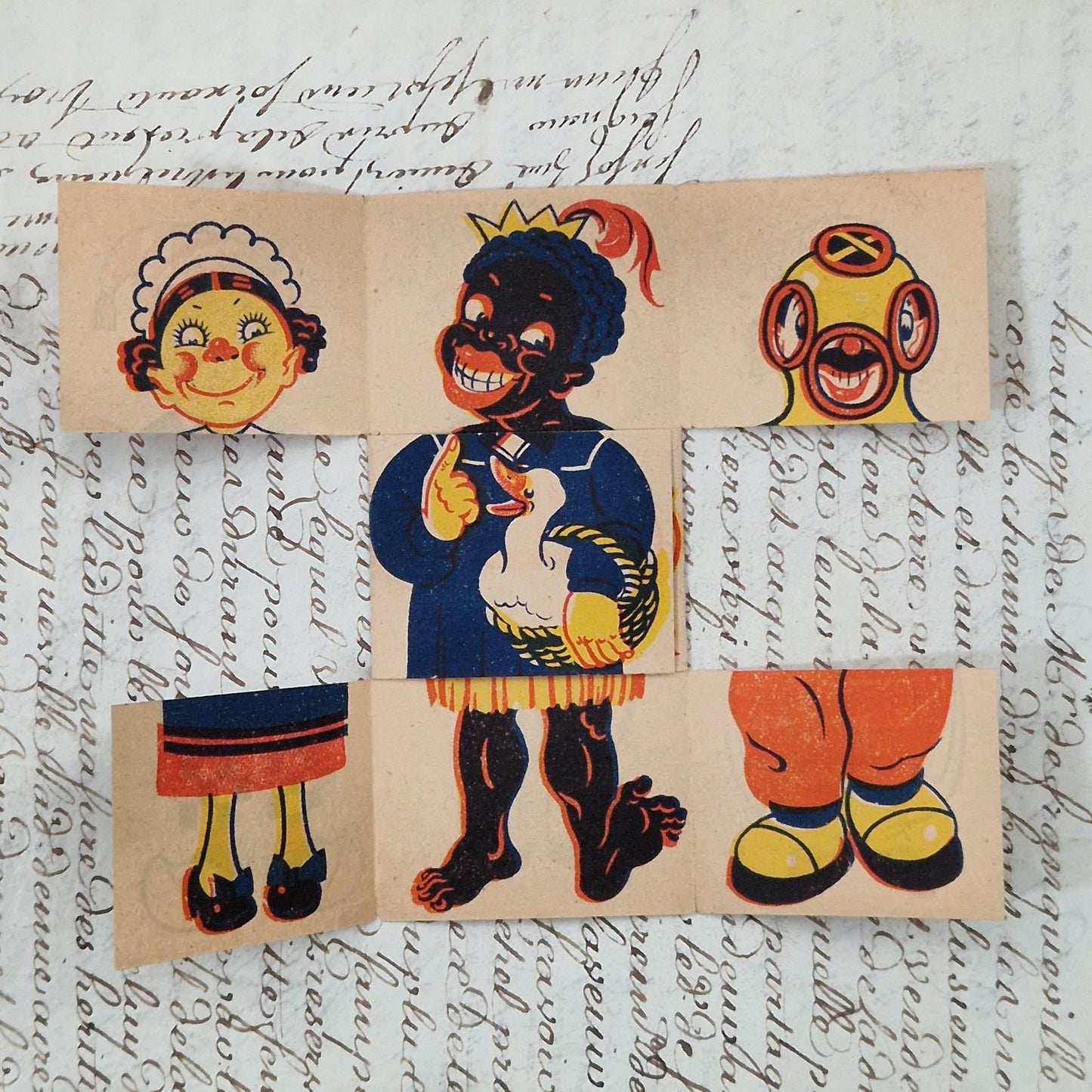 Curieuse Carte articulée « Cine-Swing – Secrets atomiques »
