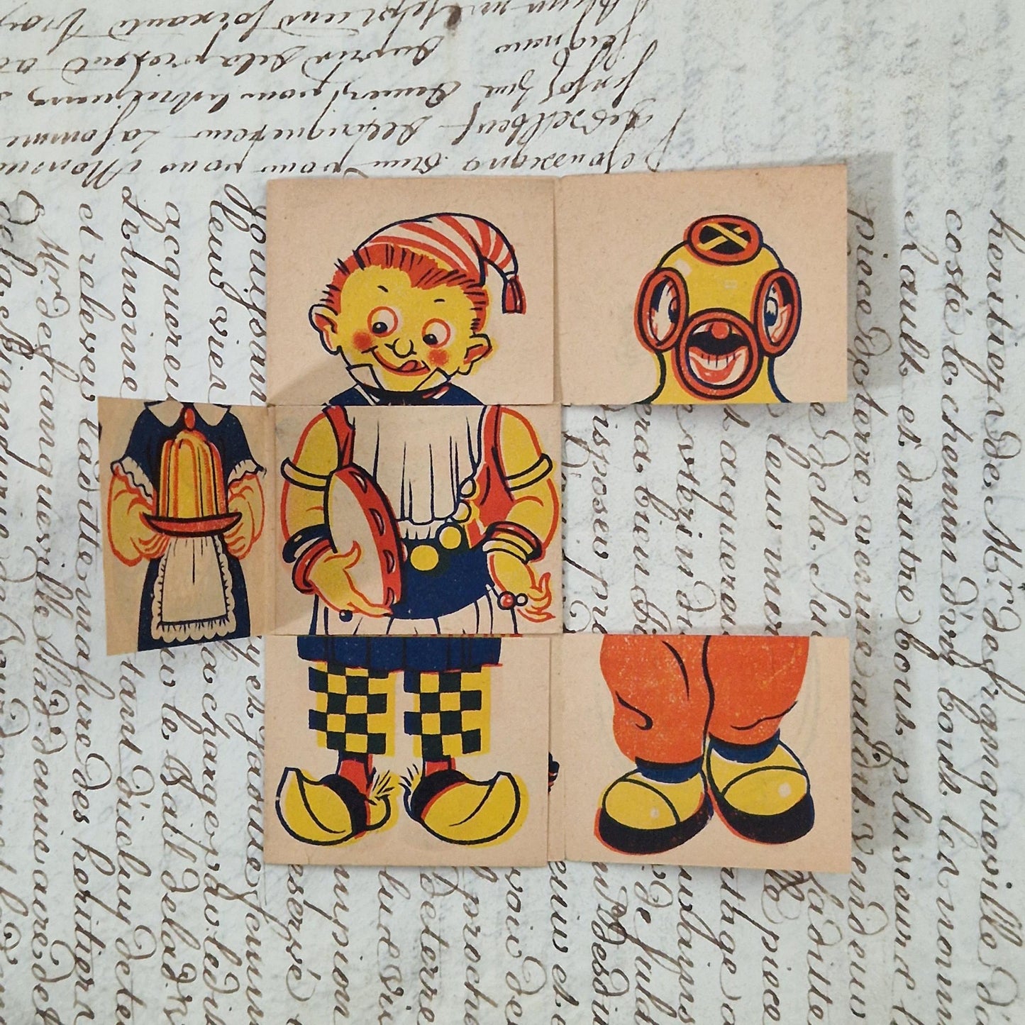 Curieuse Carte articulée « Cine-Swing – Secrets atomiques »