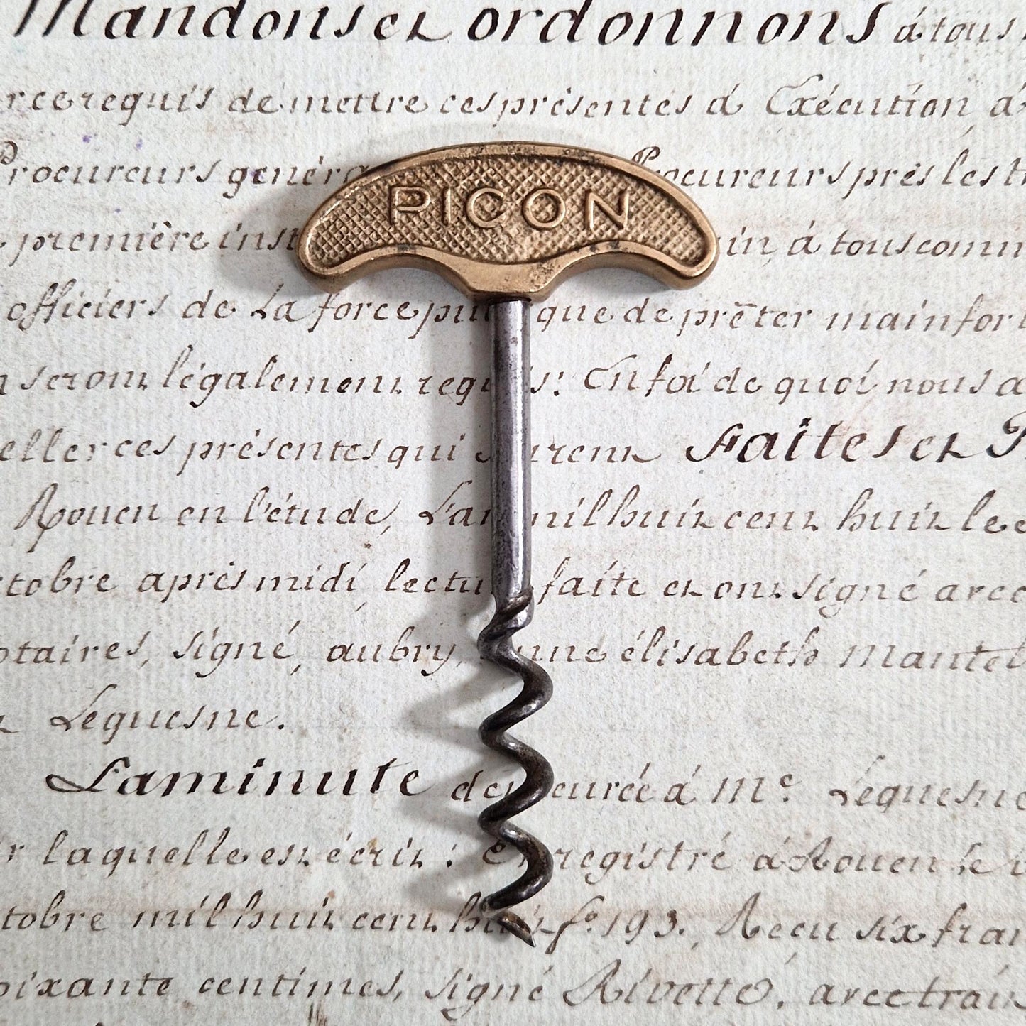 Ancien Tire-bouchon publicitaire « Picon »