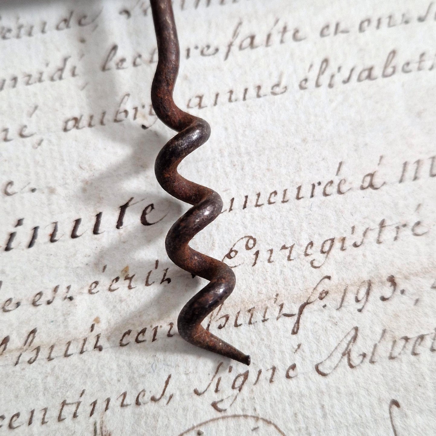 Tire-bouchon publicitaire « SUZE » - manche bois