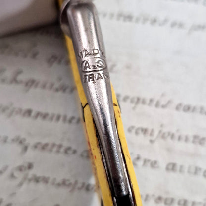 "BERGER" advertising corkscrew/lemonade dispenser