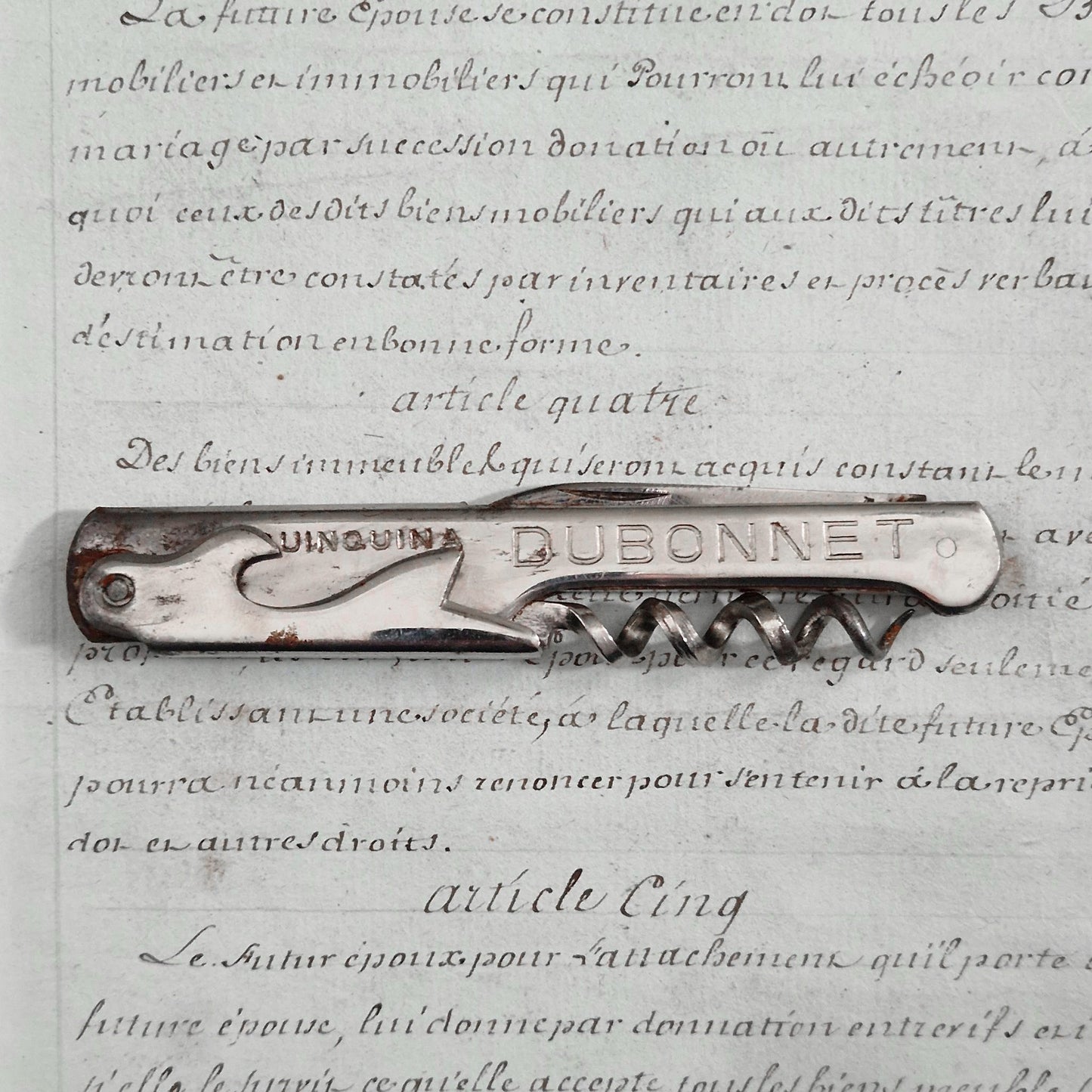 Limonadier publicitaire « DUBONNET / GAY-MOUSSE »