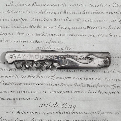 Limonadier publicitaire « DUBONNET / GAY-MOUSSE »