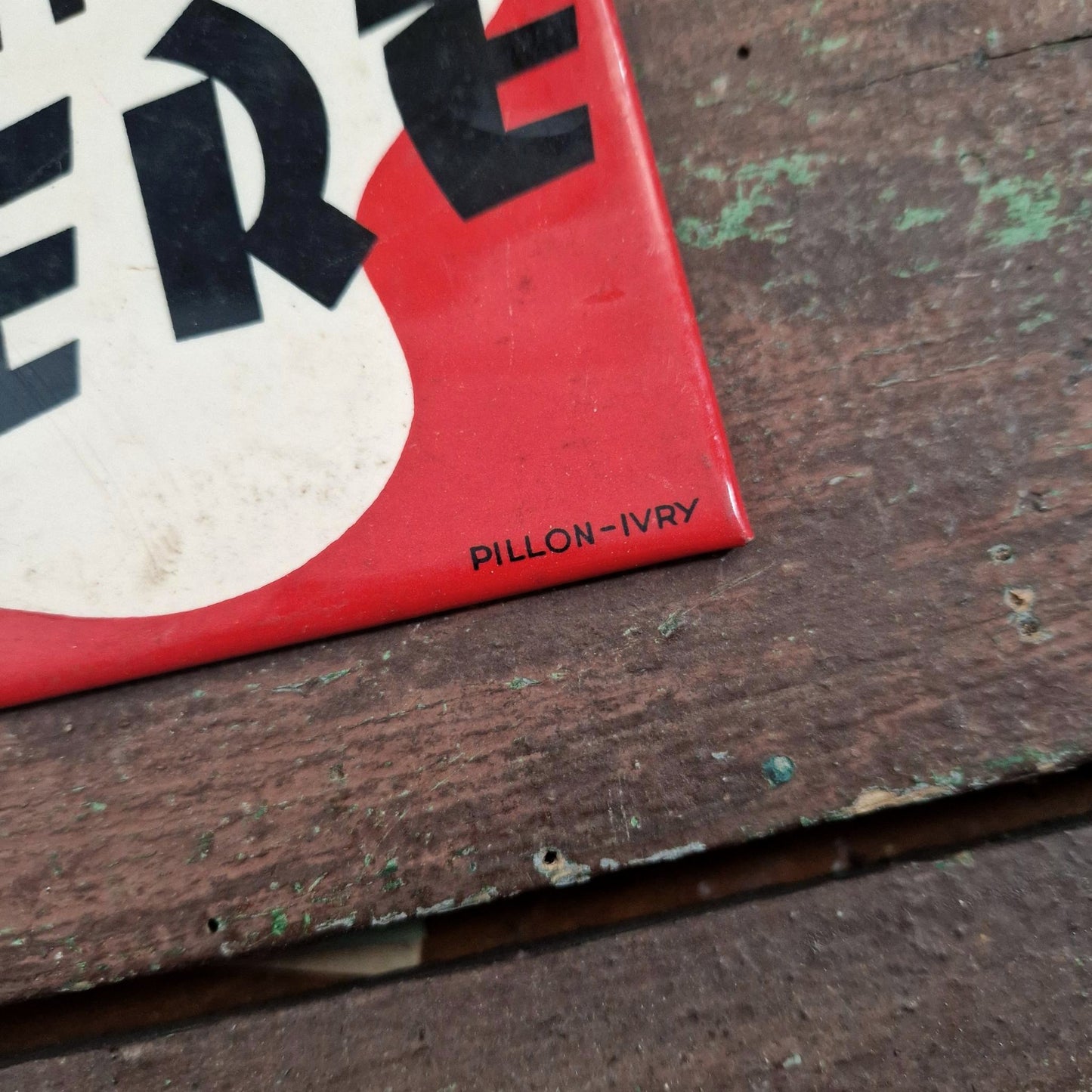Glacoïde publicitaire ancien « Le meilleur apéritif - La Bière »