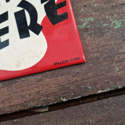 Glacoïde publicitaire ancien « Le meilleur apéritif - La Bière »