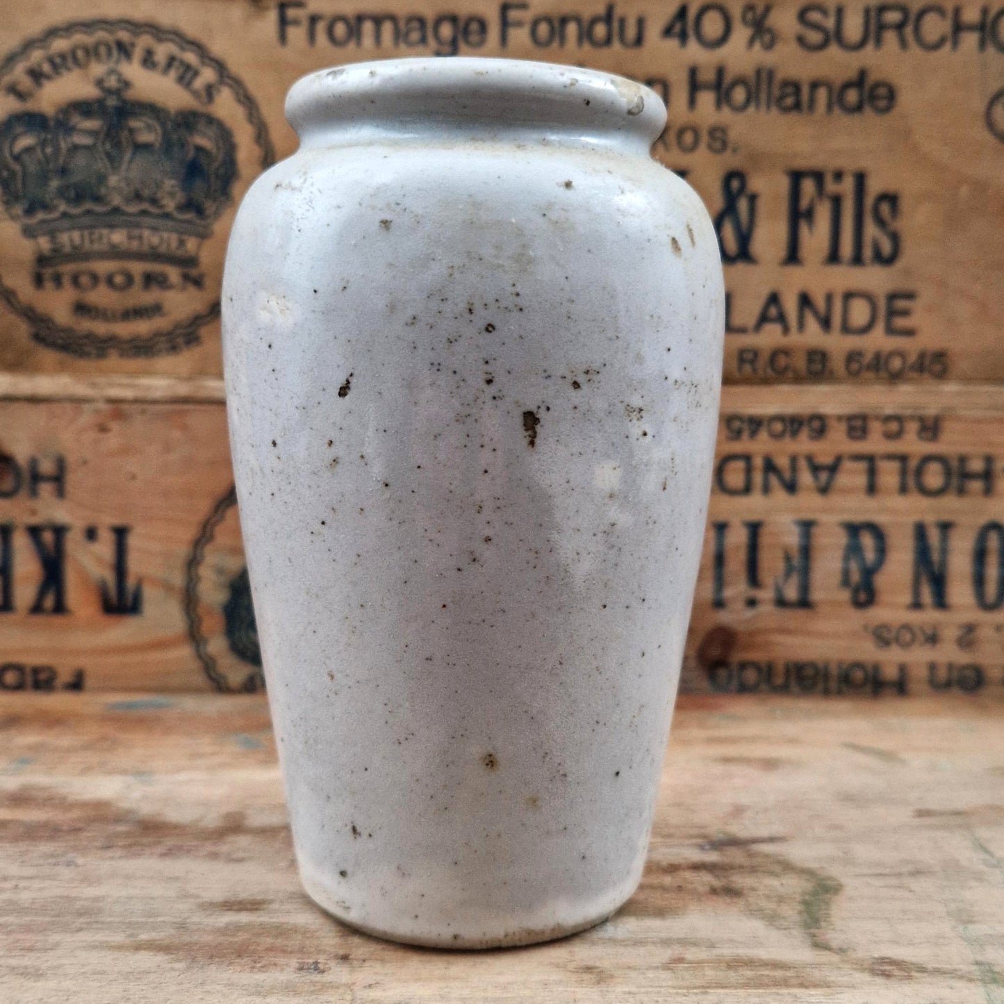 Ancien Pot « Rich Preserved Cream, Stranraer »