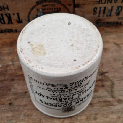 Pot publicitaire en faïence "Frank Cooper's Marmalade"