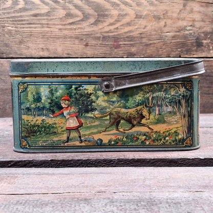 Boite en tôle lithographiée « Le Petit Chaperon Rouge »