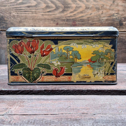 Lithographed tin box "Marseille", Circa 1900