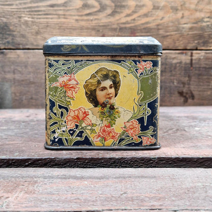 Lithographed tin box "Marseille", Circa 1900