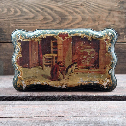 Lithographed tin box "Chronons Glacés Cholvy"