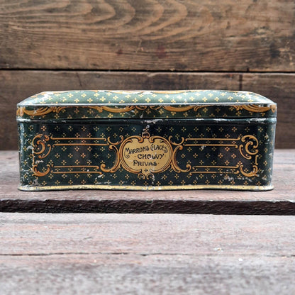 Lithographed tin box "Chronons Glacés Cholvy"