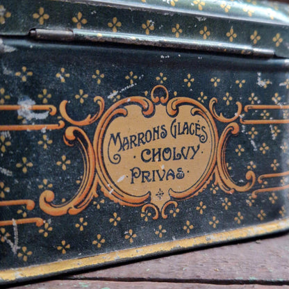 Lithographed tin box "Chronons Glacés Cholvy"