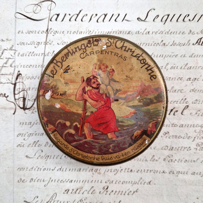 Boîte publicitaire « Berlingots St Christophe - Carpentras »