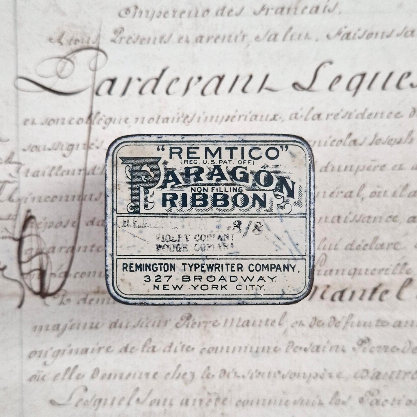 Boîte publicitaire « Remington », Vers 1905-1915