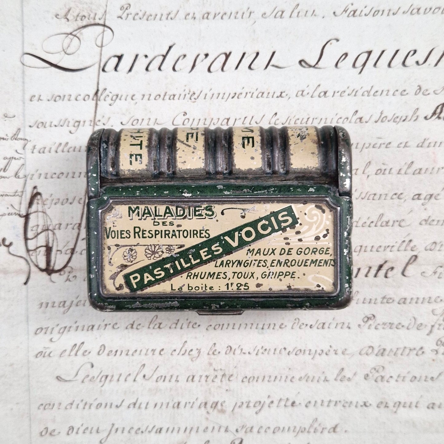 Boîte pharmaceutique « Pastilles Vocis » grand format