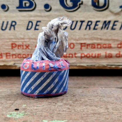 Rare boîte ancienne « Outremer Guimet » – Cylindres marqués