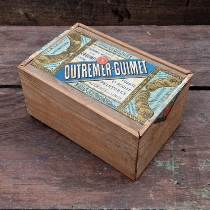 Boite ancienne « Boules Outremer Guimet », Vers 1900