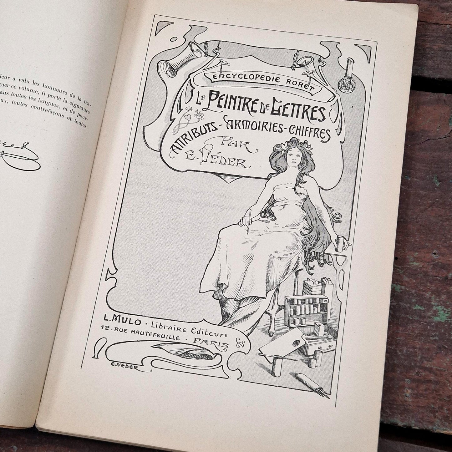Roret Encyclopedia - "The Letter Painter - Attributes, Coats of Arms, Ciphers"