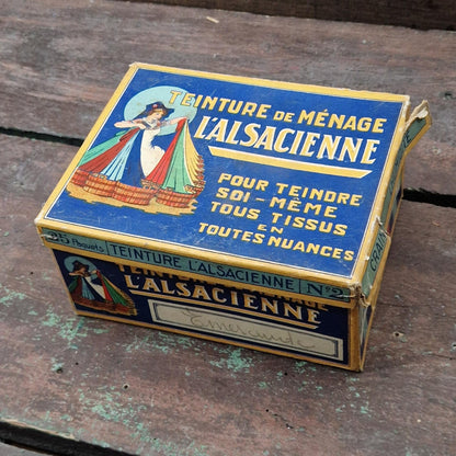 Box of "L'Alsacienne - Yellow Green" dye (15 sachets)