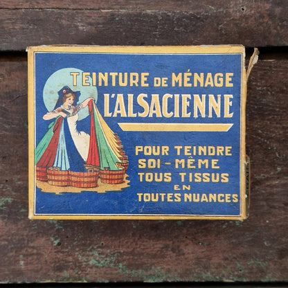Box of "L'Alsacienne - Yellow Green" dye (15 sachets)
