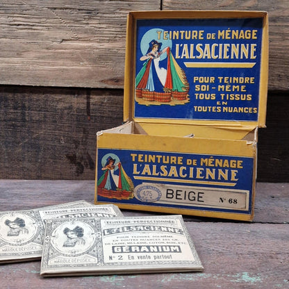 Box of "L'Alsacienne - Geranium" dye (10 sachets) 