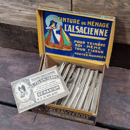 Box of "L'Alsacienne - Geranium" dye (10 sachets) 