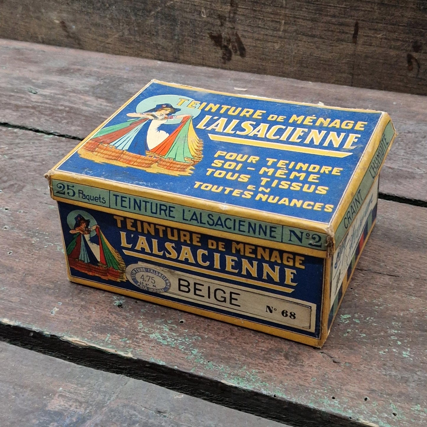 Box of "L'Alsacienne - Geranium" dye (10 sachets) 