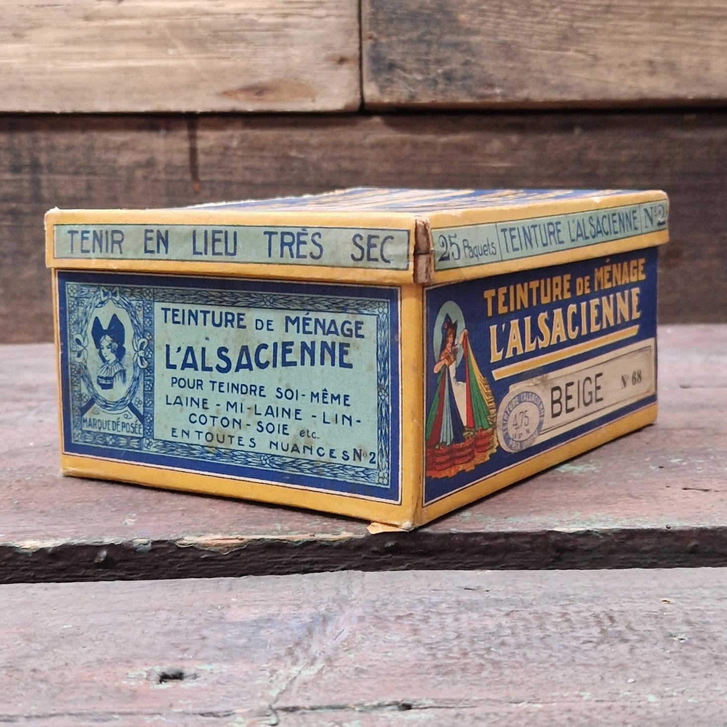 Box of "L'Alsacienne - Geranium" dye (10 sachets) 