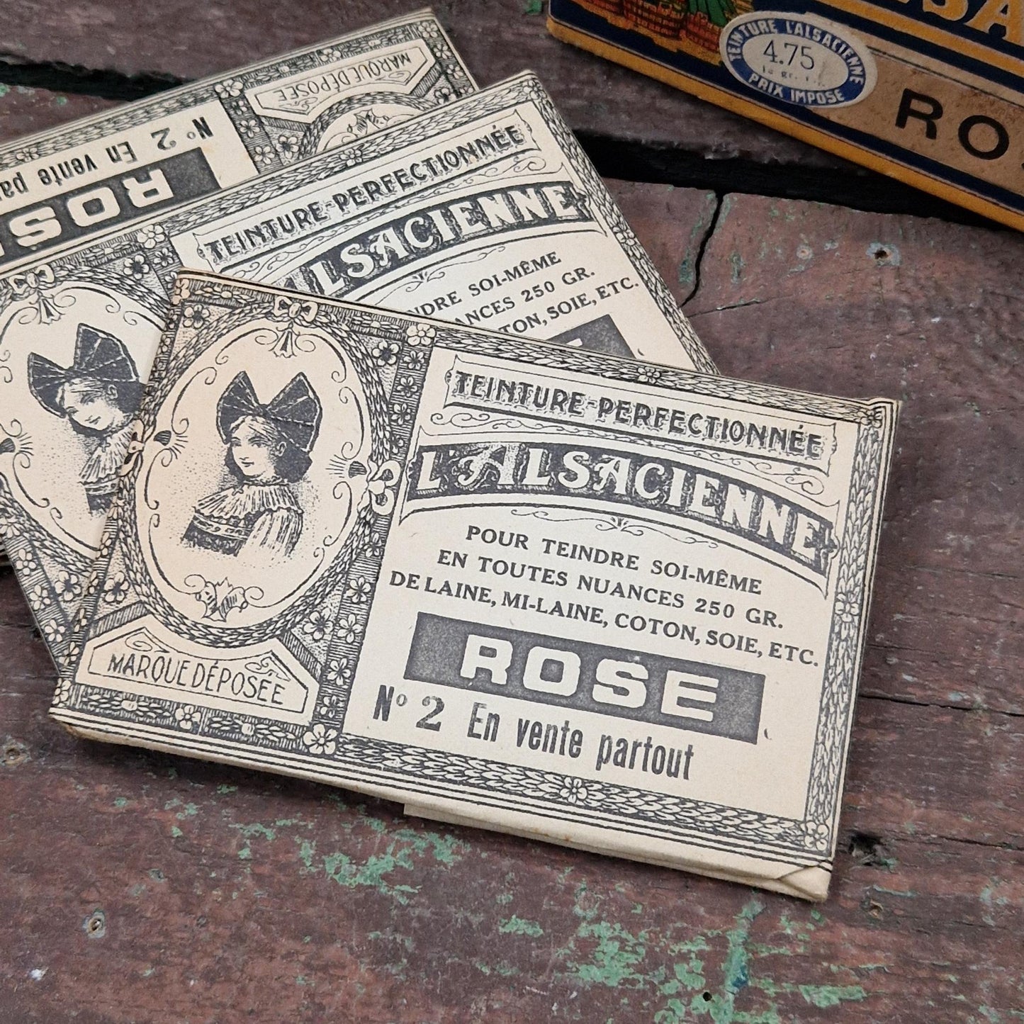 Box of "L'Alsacienne - Rose" hair dye (10 sachets) 